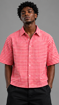 Retro Check Boxy Shirt