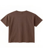 Brown Boxy Fit T-shirt Back Design