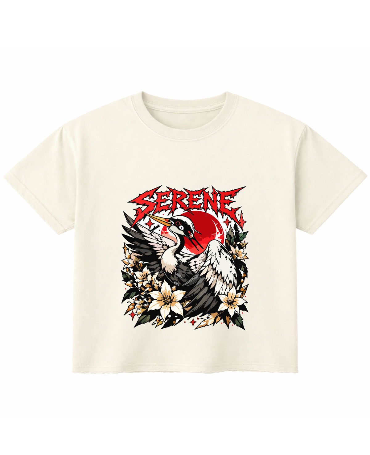 Off White Boxy Fit T-shirt Front Design